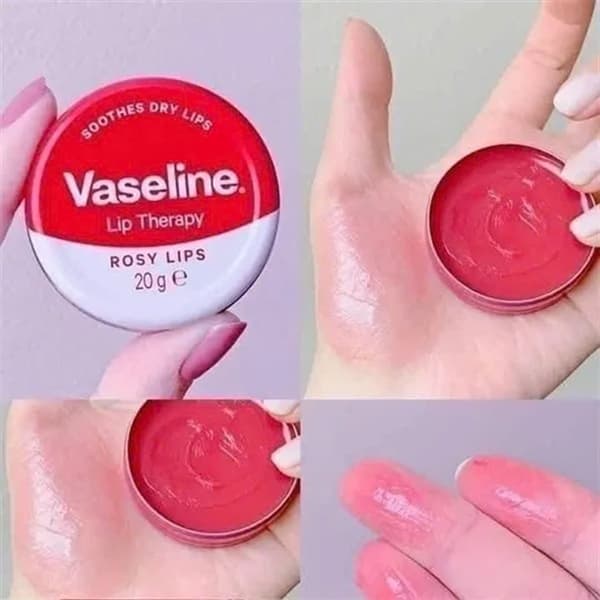 Son dưỡng Vaseline lip therapy Original hộp THIẾC-20G