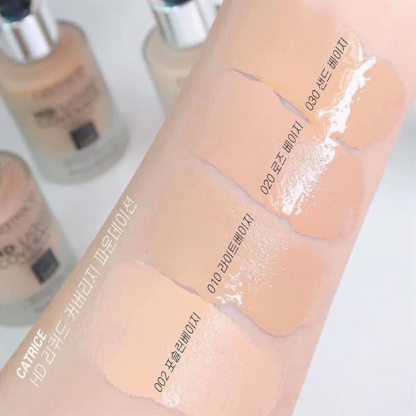 Kem nền Catrice 010 - Light beige: Phù hợp cho làn da trắng sáng.(VAT)